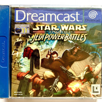 Star Wars Episode 1 Jedi Power Battles Sega Dreamcast Perfecto Estado