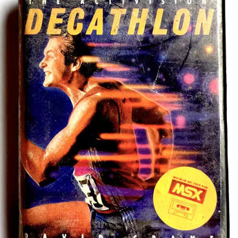 The Activision Decathlon Msx Cassette Completo Perfecto Estado