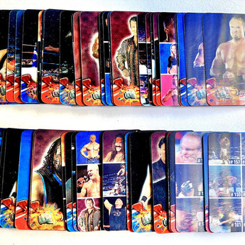 Lote 80 Cartas WWE SmackDown! vs. Raw Animotion 2005 Perfecto Estado