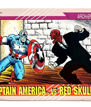 Captain America Vs Red Skull 1991 Universe Impel Carta #115